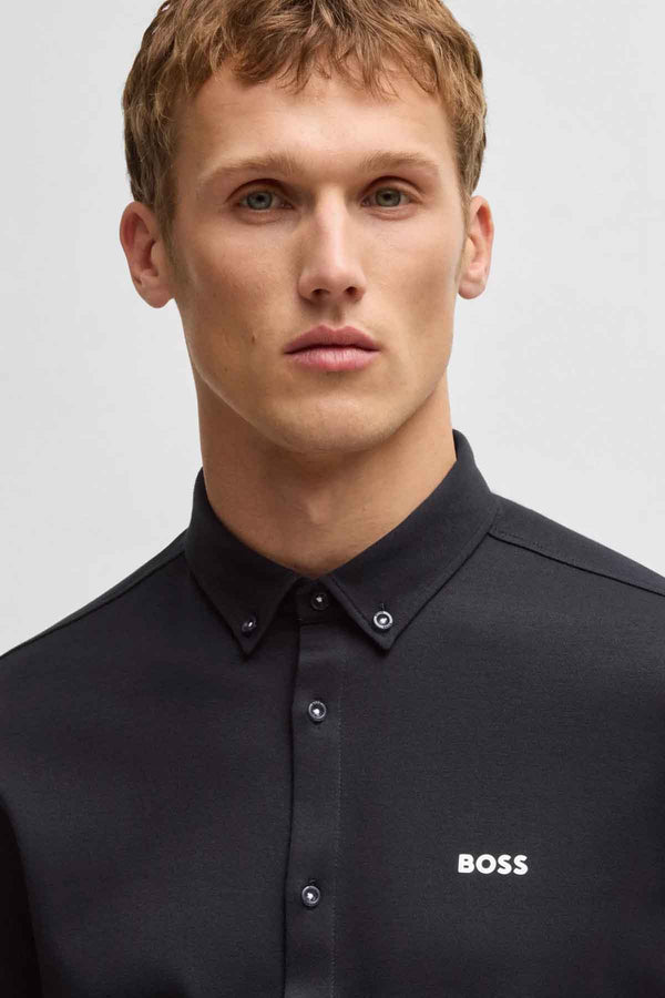 CAMISA BOSS NEGRA