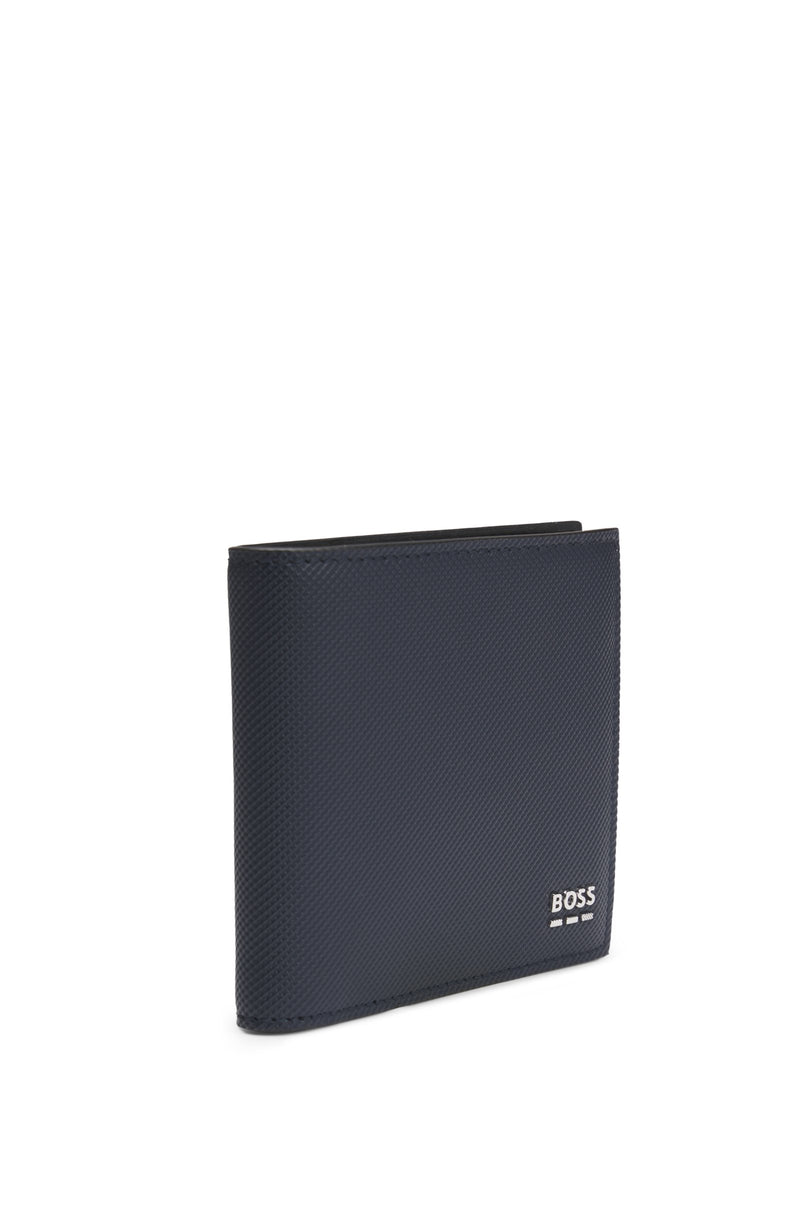 BILLETERA BOSS AZUL OSCURO