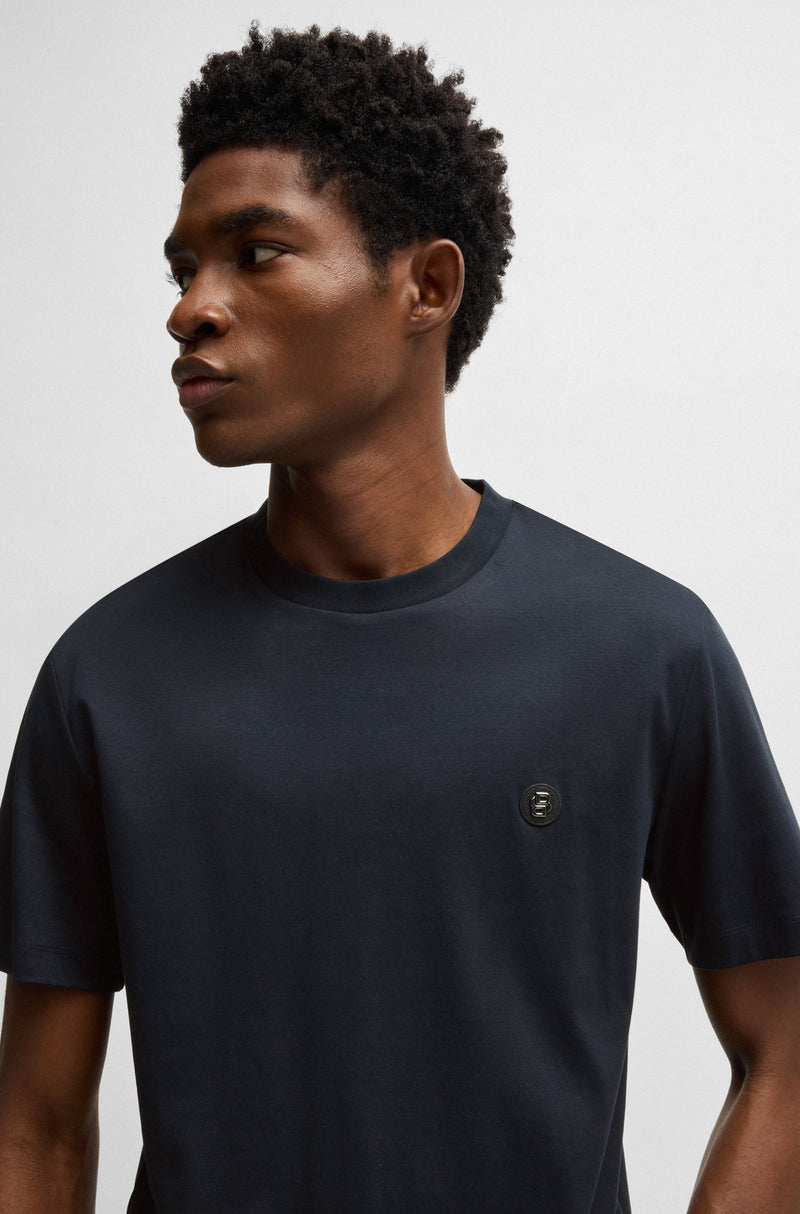 Playera Boss  azul oscuro