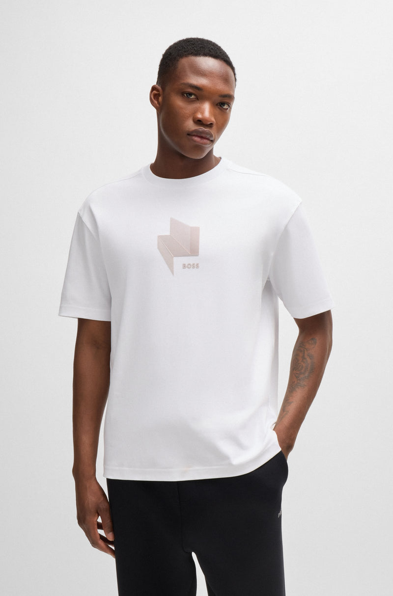 Playera Boss ,con logo blanco