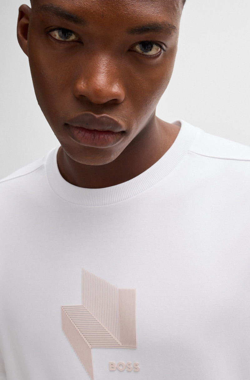 Playera Boss ,con logo blanco